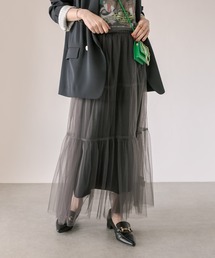 RIVE DROITE | 2WAY/レイヤードチュールスカート(スカート)