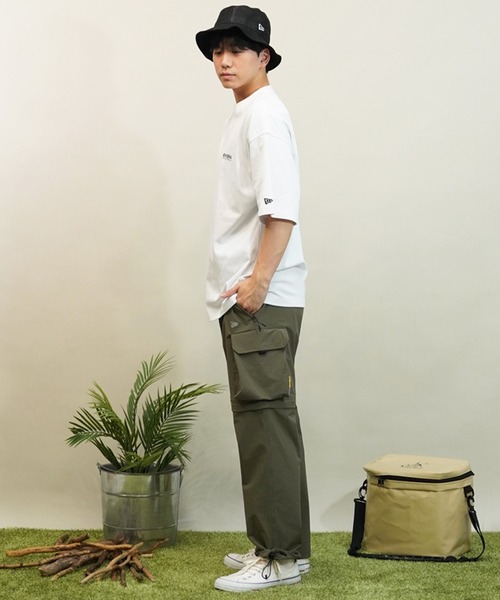 NEW ERA（ニューエラ）の「NEW ERA/ニューエラ 半袖Tシャツ バックプリント ブランドロゴ 14121850/14121851/14121852/14121853（Tシャツ/カットソー・メンズ・ブラック/ストーン/ライトブルー/ホワイト・M/L/XL/2XL）」の10枚目の写真