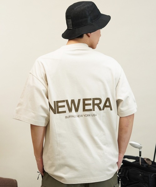 NEW ERA（ニューエラ）の「NEW ERA/ニューエラ 半袖Tシャツ バックプリント ブランドロゴ 14121850/14121851/14121852/14121853（Tシャツ/カットソー・メンズ・ブラック/ストーン/ライトブルー/ホワイト・M/L/XL/2XL）」の17枚目の写真