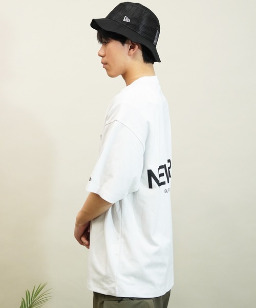 NEW ERA（ニューエラ）の「NEW ERA/ニューエラ 半袖Tシャツ バックプリント ブランドロゴ 14121850/14121851/14121852/14121853（Tシャツ/カットソー・メンズ・ブラック/ストーン/ライトブルー/ホワイト・M/L/XL/2XL）」の6枚目の写真