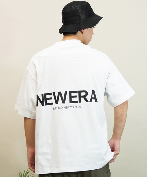 NEW ERA（ニューエラ）の「NEW ERA/ニューエラ 半袖Tシャツ バックプリント ブランドロゴ 14121850/14121851/14121852/14121853（Tシャツ/カットソー・メンズ・ブラック/ストーン/ライトブルー/ホワイト・M/L/XL/2XL）」の7枚目の写真