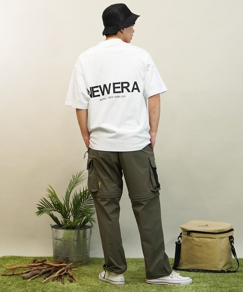 NEW ERA（ニューエラ）の「NEW ERA/ニューエラ 半袖Tシャツ バックプリント ブランドロゴ 14121850/14121851/14121852/14121853（Tシャツ/カットソー・メンズ・ブラック/ストーン/ライトブルー/ホワイト・M/L/XL/2XL）」の11枚目の写真