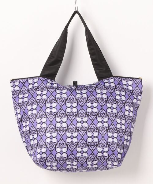 ANNA SUI(アナスイ)の「ハート&ローズ 巾着付きエコバッグ(エコバッグ/サブバッグ・レディース・パープル・FREE)」の5枚目の写真