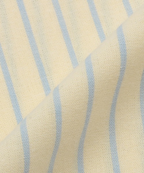 petit main（プティマイン）の「ストライプシャツ（シャツ/ブラウス・キッズ・ライトブルー/イエロー・80ｃｍ/90cm/100cm/110cm/120cm/130cm）」の11枚目の写真