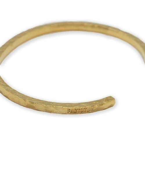 FACTOTUM(ファクトタム)の「【FACTOTUM】ブラスバングル/BRASS BANGLE(バングル/リストバンド・メンズ・ゴールド/シルバー・FREE)」の7枚目の写真