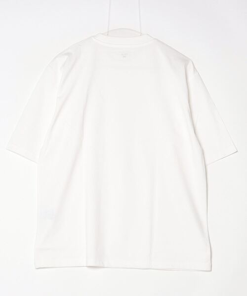 FILA（フィラ）の「FILA 接触冷感 ストレッチ リラックス 半袖Tシャツ（Tシャツ/カットソー・メンズ・オフホワイト/ネイビー/サックスブルー・M/LL/L）」の4枚目の写真