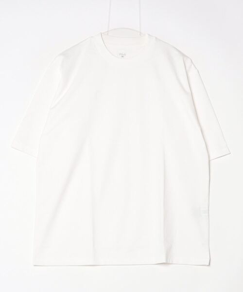 FILA（フィラ）の「FILA 接触冷感 ストレッチ リラックス 半袖Tシャツ（Tシャツ/カットソー・メンズ・オフホワイト/ネイビー/サックスブルー・M/LL/L）」の19枚目の写真