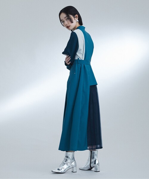 united tokyo コントラデプリーツシャツワンピース UNITED TOKYO（ユナイテッドトウキョウ）の「【完売間近！】コントラデ