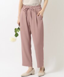 SHOO・LA・RUE | 【SS-3L/接触冷感】さらさらぷるん ひんやりイージーテーパードパンツ(その他パンツ)