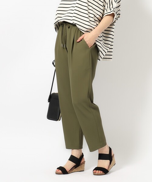 SHOO・LA・RUE（シューラルー）の「◆【SS-3L】さらさらぷるん イージーテーパードパンツ（その他パンツ・レディース・イエロー/ピンク系/カーキ/ブラック/ベージュ・05/04/01/10/02/03）」の15枚目の写真