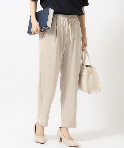 SHOO・LA・RUE（シューラルー）の「◆【SS-3L】さらさらぷるん イージーテーパードパンツ（その他パンツ・レディース・イエロー/ピンク系/カーキ/ブラック/ベージュ・05/04/01/10/02/03）」の19枚目の写真