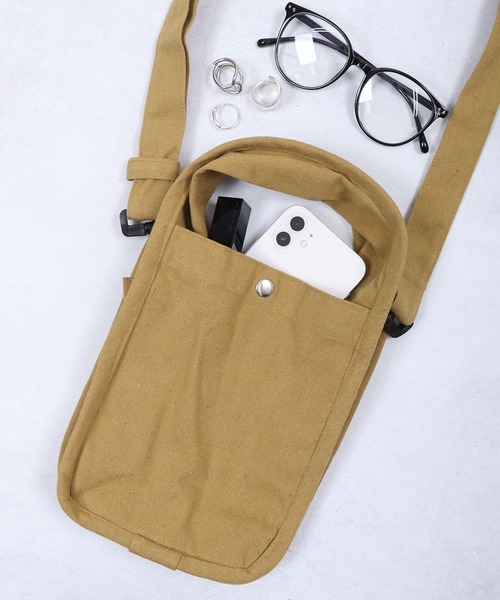 ROOTOTE（ルートート）の「ROOTOTE　ベビールー 2wayミニショルダー（ショルダーバッグ・メンズ・コーラル/カーキ/ベージュ/レモンイエロー/ブルー/ブラック・FREE）」の3枚目の写真