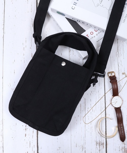 ROOTOTE（ルートート）の「ROOTOTE　ベビールー 2wayミニショルダー（ショルダーバッグ・メンズ・コーラル/カーキ/ベージュ/レモンイエロー/ブルー/ブラック・FREE）」の2枚目の写真