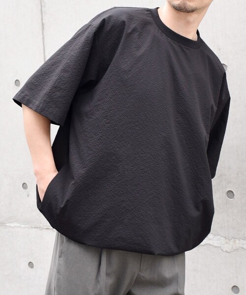 【美品】SHIPS シップス　イージー シアサッカー ストレッチ セットアップ セール】SHIPS: <セットアップ対応> イージー シアサッカー