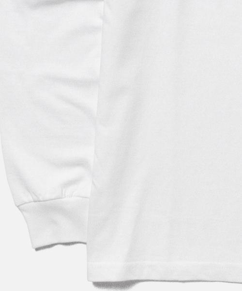 BEAMS（ビームス）の「POLAR / ロゴ ロングスリーブTシャツ（Tシャツ/カットソー・メンズ・ホワイト・LARGE/MEDIUM）」の2枚目の写真