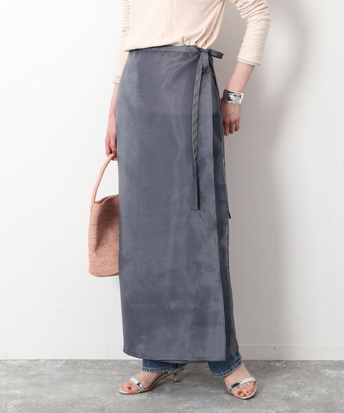 SLOBE IENA（スローブイエナ）の「オーガンジーラップスカート