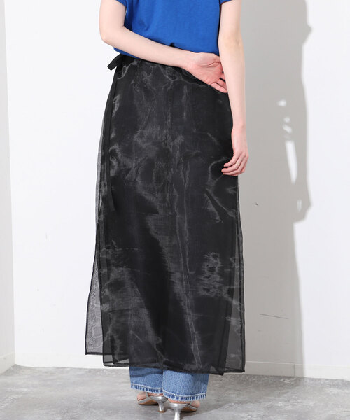 SLOBE IENA（スローブイエナ）の「オーガンジーラップスカート  