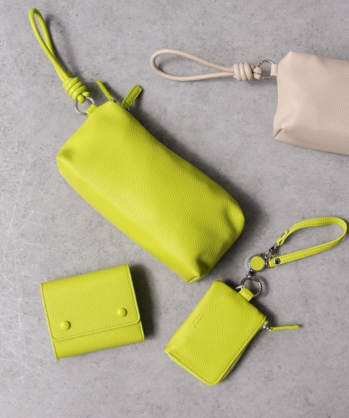 Three Four Time(スリーフォータイム)の「【Finissage】UMBER エマウォレット(財布・レディース・ライトブルー/ブラック/グレイッシュベージュ/ライム・FREE)」の22枚目の写真