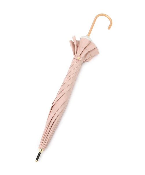 SHOO・LA・RUE(シューラルー)の「【長傘/晴雨兼用】ペプラムフリルアンブレラ(長傘・レディース・ベビーピンク/ブラック/ベージュ・00)」の6枚目の写真