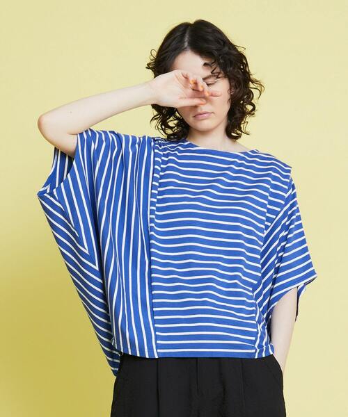 FRAPBOIS（フラボア）の「ドルマンタックT（Tシャツ/カットソー・レディース・ブラック系その他/ホワイト系その他/グリーン系その他/ブルー系その他・1）」の4枚目の写真