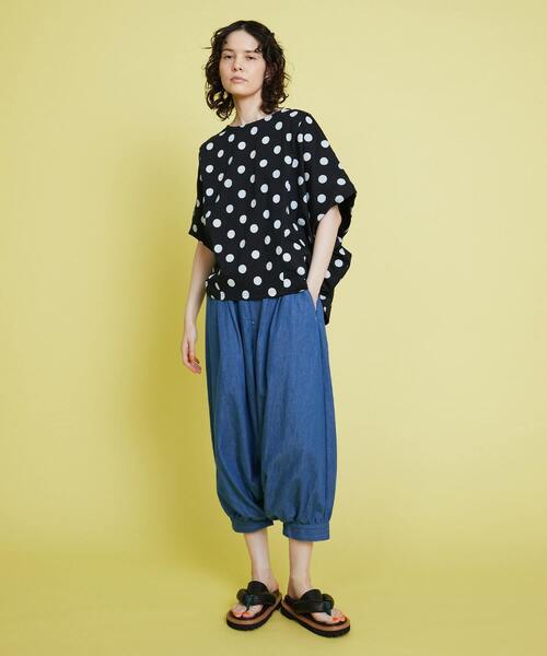 FRAPBOIS（フラボア）の「ドルマンタックT（Tシャツ/カットソー・レディース・ブラック系その他/ホワイト系その他/グリーン系その他/ブルー系その他・1）」の18枚目の写真