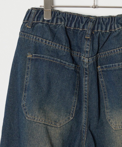 ALL RUNS(オールランズ)の「wide painter denim pants/ワイドペインターデニムパンツ ルーズシルエット ユニセックス ヴィンテージ調(デニムパンツ・メンズ・ブルー・M/L/XL)」の7枚目の写真