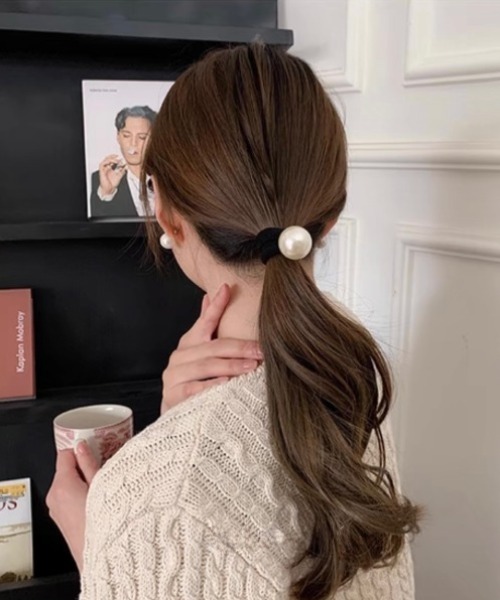 【断捨離週末セール】CHANEL♡パールヘアゴム（匿名配送） 断捨離週末セール】CHANEL♡パールヘアゴム（匿名配送）