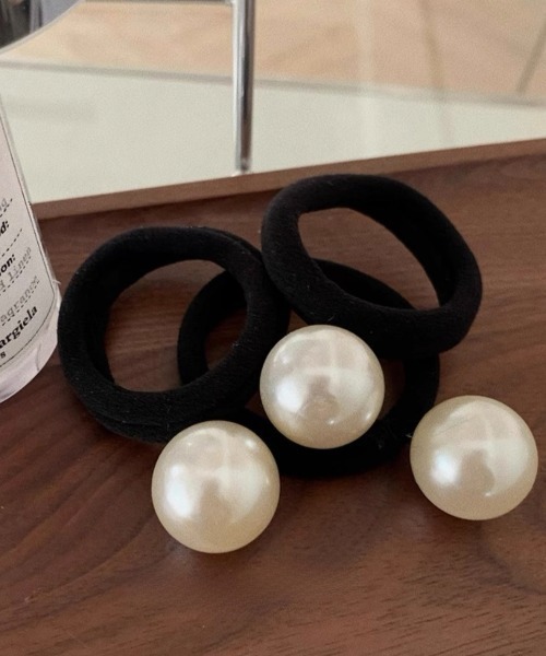 【すぐ届く/アメリカンズカップ】LouisVuitton ヘアゴム パール ヘアゴム スプリングヘアゴム パール ヘアアクセサリー 大人っ