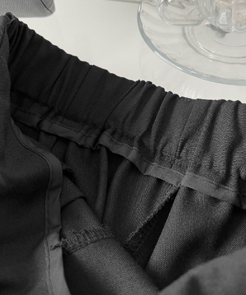 COCOMOMO(ココモモ)の「サイドリボンハイウエストタックワイドパンツ(その他パンツ・レディース・ブラウン/ブラック・S/M/L)」の10枚目の写真
