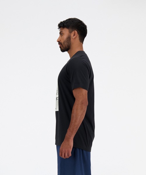 NEW BALANCE（ニューバランス）の「New Balance Poster ショートスリーブTシャツ（Tシャツ/カットソー・メンズ・グレー/ブラック・SMALL/MEDIUM/LARGE/X-LARGE/XX-LARGE）」の9枚目の写真