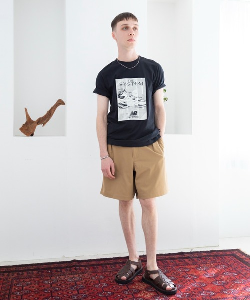 BASKETCOUNTS Tシャツとショーツセットお買い得！ セール】New Balance Poster ショートスリーブTシャツ（Tシャツ