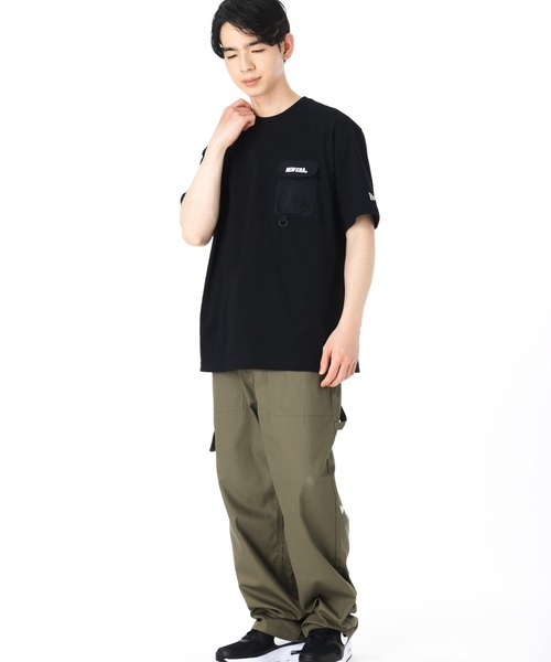 NEW ERA(ニューエラ)の「ニューエラ 韓国企画 半袖Tシャツ ポケット(Tシャツ/カットソー・メンズ・カーキ/グレー・XXL/XL/M/S/L)」の8枚目の写真