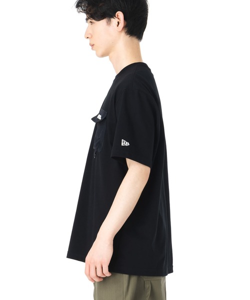 NEW ERA(ニューエラ)の「ニューエラ 韓国企画 半袖Tシャツ ポケット(Tシャツ/カットソー・メンズ・カーキ/グレー・XXL/XL/M/S/L)」の6枚目の写真