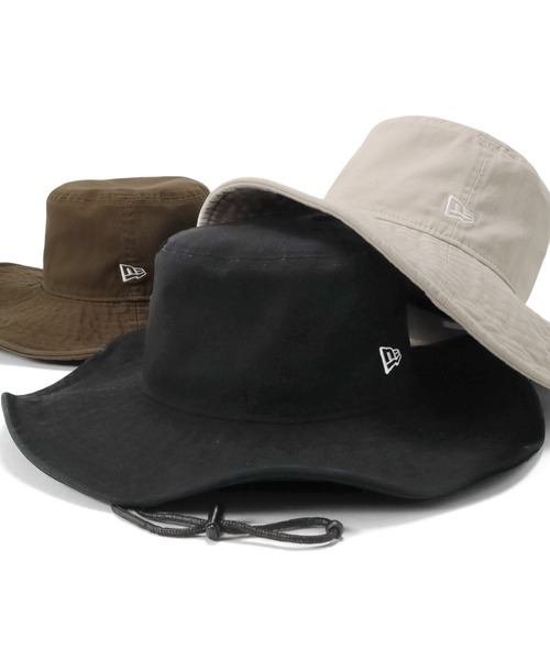 NEW ERA ニューエラハット つば広 UVケア ONSPOTZ別注 : ONSPOTZ