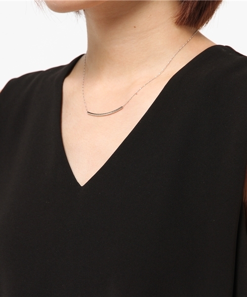 Chico(チコ)の「twistbarネックレス(ネックレス・レディース・シルバー/ゴールド・FREE)」の6枚目の写真