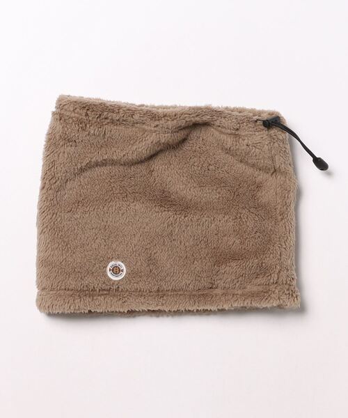 roial(ロイアル)の「NECK WARMER/ROIAL(ロイアル)ワンポイントボアネックウォーマー(ネックウォーマー/スヌード・メンズ・ブラック/オフホワイト/ダークベージュ・FREE)」の1枚目の写真