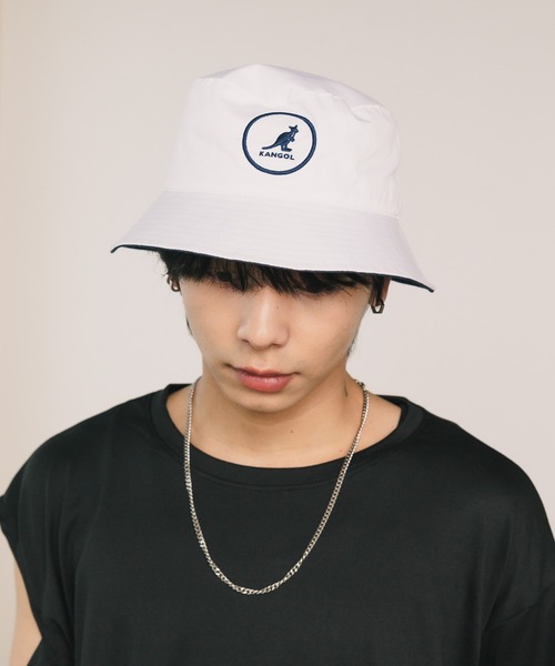 バケットハット　カンゴールハット　新品未使用　カンゴール　ハット　ホワイト セール】【KANGOL】Washed Bucket/【カンゴール】ウォッシュド