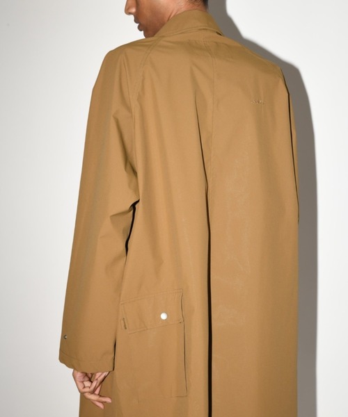 SUPERTHANKS(スーパーサンクス)の「【撥水生地使用】ステンカラーロングコート/Soutien collar long coat(ユニセックス)(ステンカラーコート・メンズ・ブラック/カーキ系/キャメル・L/M/S)」の17枚目の写真