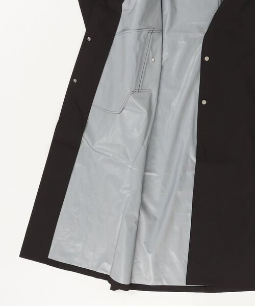 撥水生地使用】ステンカラーロングコート/Soutien collar long coat