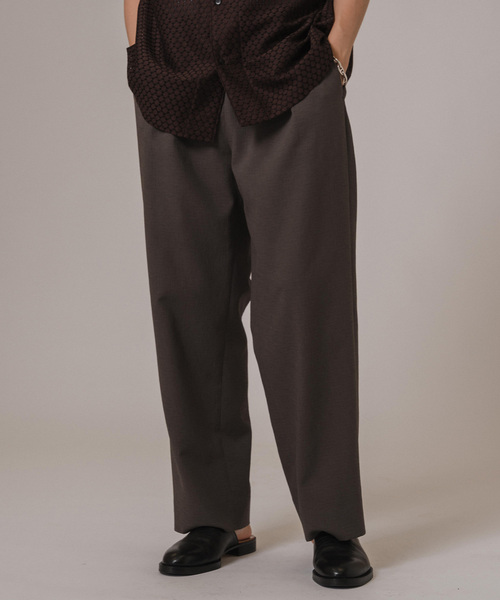 EDIFICE（エディフィス）の「SAP ドットエアー ストレッチ 1タックイージーパンツ（スラックス・メンズ・ライトグレー/ブラック/チャコールグレー・LARGE/MEDIUM/SMALL）」の9枚目の写真