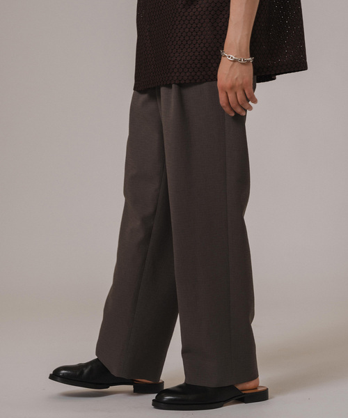 EDIFICE（エディフィス）の「SAP ドットエアー ストレッチ 1タックイージーパンツ（スラックス・メンズ・ライトグレー/ブラック/チャコールグレー・LARGE/MEDIUM/SMALL）」の10枚目の写真