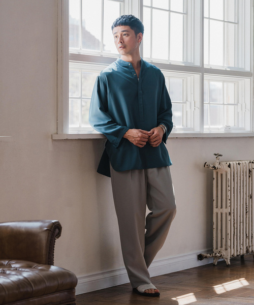 EDIFICE（エディフィス）の「SAP ドットエアー ストレッチ 1タックイージーパンツ（スラックス・メンズ・ライトグレー/ブラック/チャコールグレー・LARGE/MEDIUM/SMALL）」の12枚目の写真