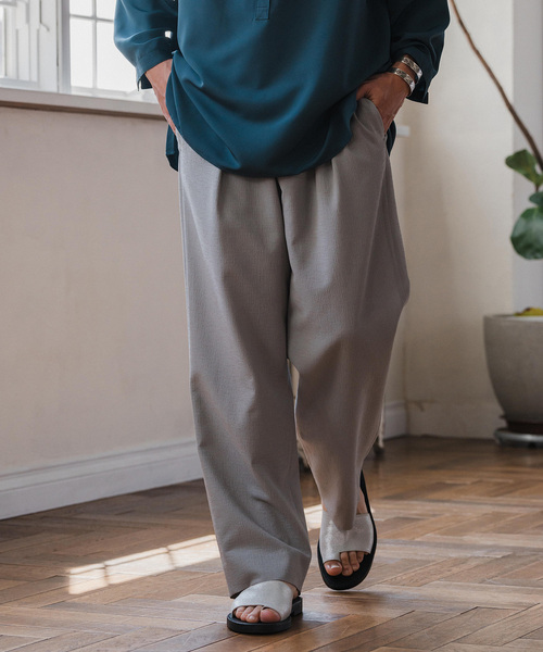 EDIFICE（エディフィス）の「SAP ドットエアー ストレッチ 1タックイージーパンツ（スラックス・メンズ・ライトグレー/ブラック/チャコールグレー・LARGE/MEDIUM/SMALL）」の15枚目の写真