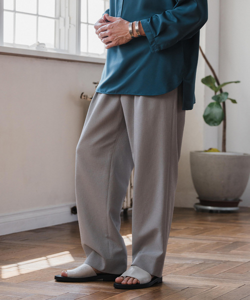 EDIFICE（エディフィス）の「SAP ドットエアー ストレッチ 1タックイージーパンツ（スラックス・メンズ・ライトグレー/ブラック/チャコールグレー・LARGE/MEDIUM/SMALL）」の16枚目の写真