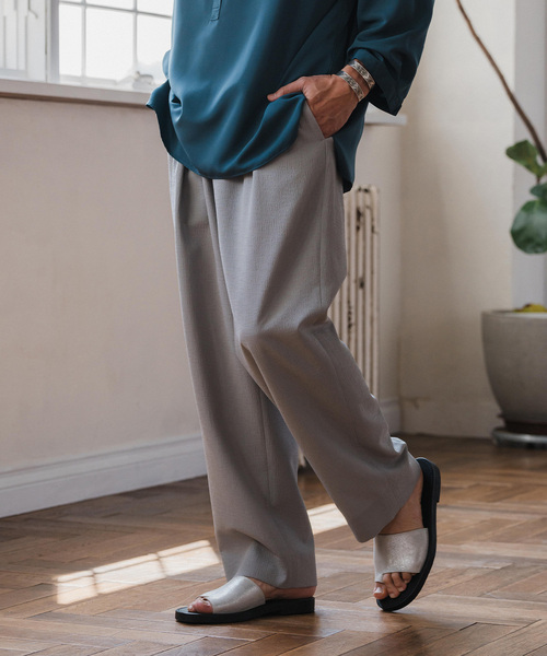 EDIFICE（エディフィス）の「SAP ドットエアー ストレッチ 1タックイージーパンツ（スラックス・メンズ・ライトグレー/ブラック/チャコールグレー・LARGE/MEDIUM/SMALL）」の18枚目の写真