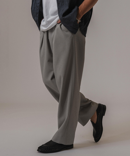 EDIFICE（エディフィス）の「SAP ドットエアー ストレッチ 1タックイージーパンツ（スラックス・メンズ・ライトグレー/ブラック/チャコールグレー・LARGE/MEDIUM/SMALL）」の22枚目の写真