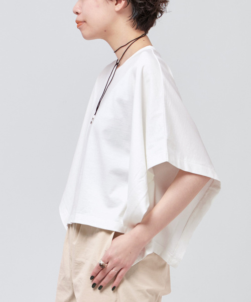 AP STUDIO（エーピーストゥディオ）の「ポンチョTシャツ（Tシャツ/カットソー・レディース・ベージュ/ブラック/ホワイト・FREE）」の19枚目の写真