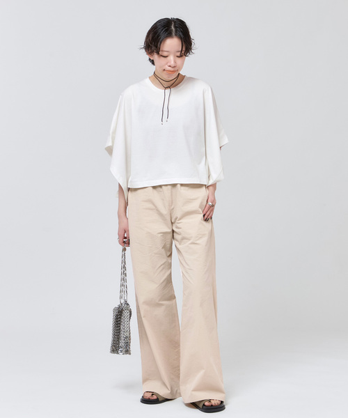 AP STUDIO（エーピーストゥディオ）の「ポンチョTシャツ（Tシャツ/カットソー・レディース・ベージュ/ブラック/ホワイト・FREE）」の21枚目の写真