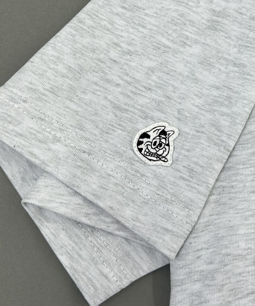 A'gem(エージェム)の「A'GEM/9 × .kom 『A'gem/エージェム』 シンプル猫CAT半袖Tシャツ(Tシャツ/カットソー・メンズ・ライトグレー/ホワイト/ブラック/ブラウン・M/L)」の15枚目の写真