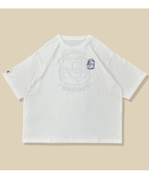 A'gem(エージェム)の「A'GEM/9 × .kom 『A'gem/エージェム』 シンプル猫CAT半袖Tシャツ(Tシャツ/カットソー・メンズ・ライトグレー/ホワイト/ブラック/ブラウン・M/L)」の20枚目の写真